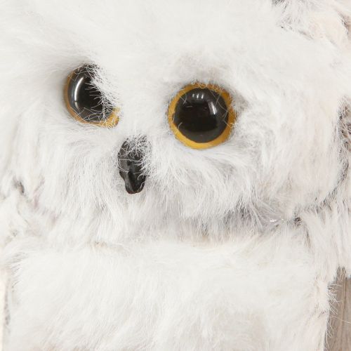 Artikel Uildecoratie uilenfiguren om op te hangen wit grijs 6cm 4st