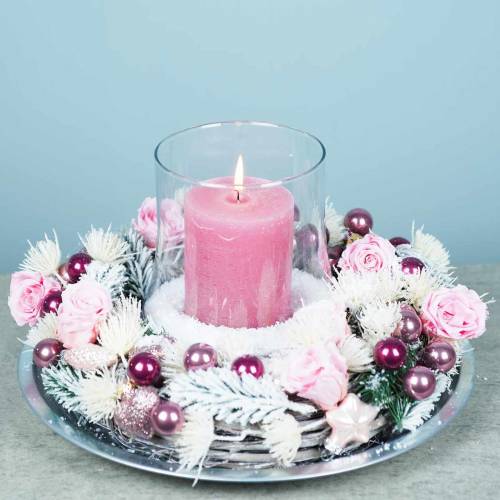 Artikel Eeuwige Rozen Medium Ø4-4,5cm Roze 8 st