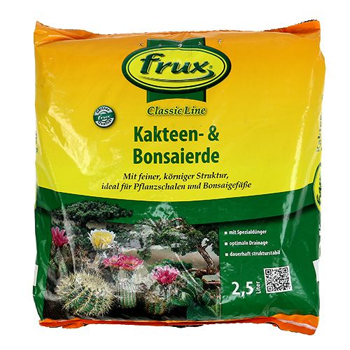 Floristik24 FRUX cactus- en bonsaiaarde 2,5 liter