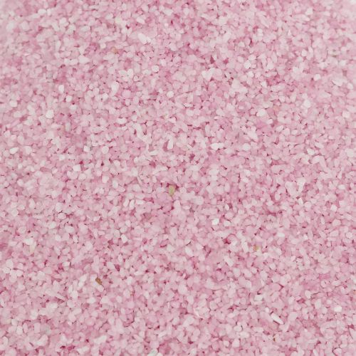 Floristik24 Kleur zand 0,5mm roze 2kg