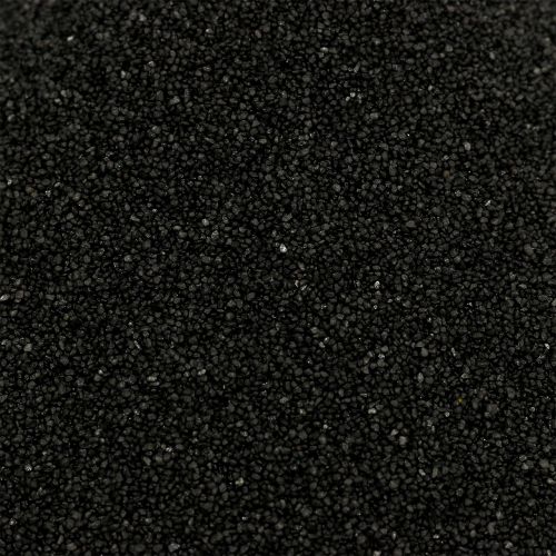 Kleur zand 0,5mm zwart 2kg