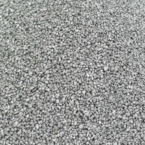 Floristik24 Gekleurd zand 0,5 mm zilver 2 kg