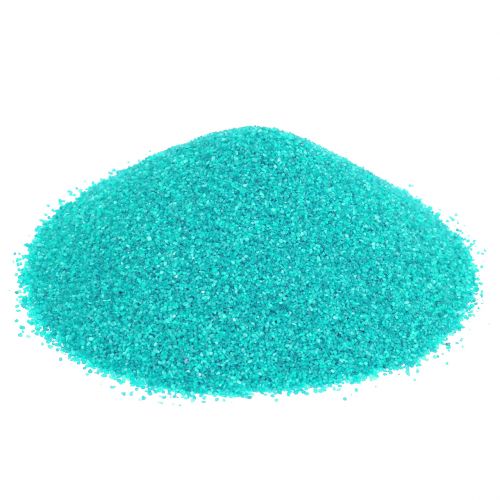 Kleur zand 0,5mm turkoois 2kg