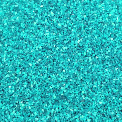 Kleur zand 0,5mm turkoois 2kg