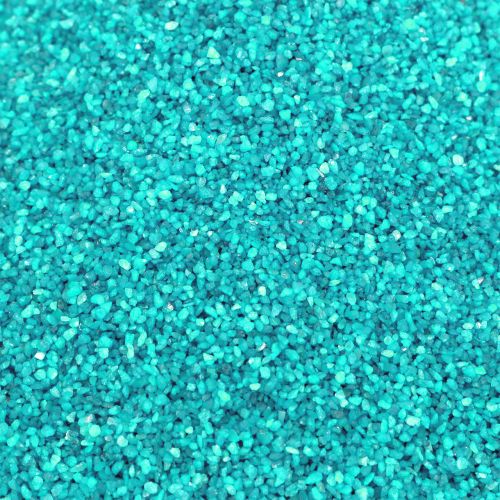 Artikel Kleur zand 0,5mm turkoois 2kg