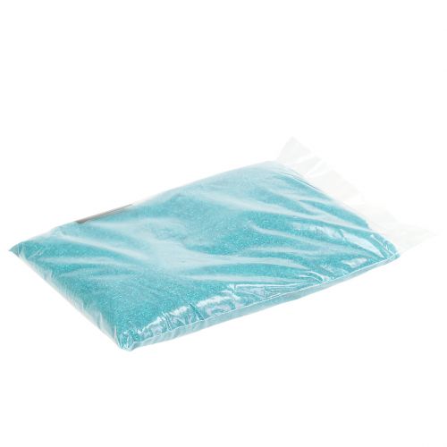 Floristik24 Kleur zand 0,5mm turkoois 2kg