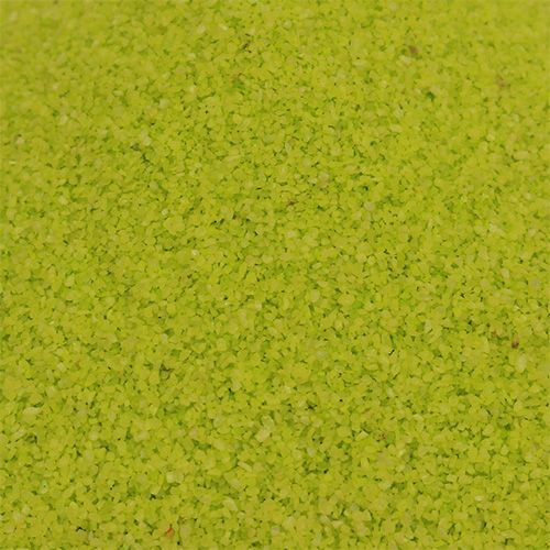 Floristik24 Kleur zand 0.1mm - 0.5mm appelgroen 2kg