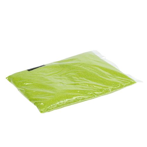 Floristik24 Kleur zand 0.1mm - 0.5mm appelgroen 2kg