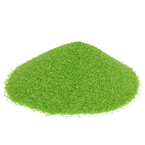 Floristik24 Kleur zand 0.1mm - 0.5mm groen 2kg