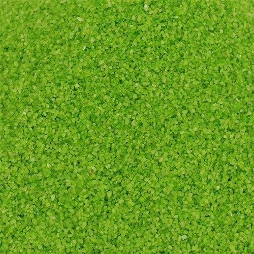 Floristik24 Kleur zand 0.1mm - 0.5mm groen 2kg