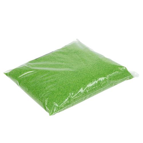 Floristik24 Kleur zand 0.1mm - 0.5mm groen 2kg