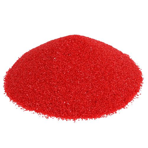 Floristik24 Kleur zand 0.5mm rood 2kg