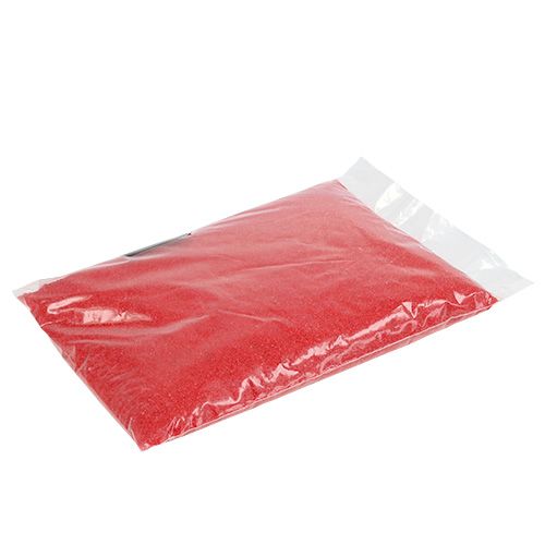 Floristik24 Kleur zand 0.5mm rood 2kg