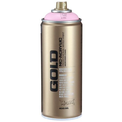 Floristik24 Kleur spuitverf roze lychee spuitverf Montana Gold 400ml