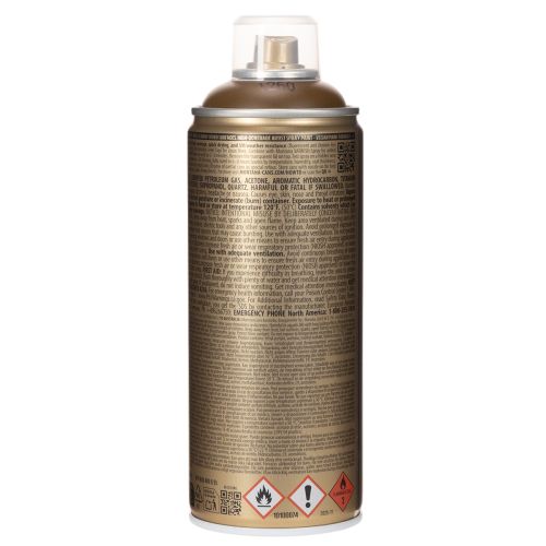 Verfspuitbus voor decoratie en knutselwerk Montana Gold Brown 400ml | Floristik24.nl