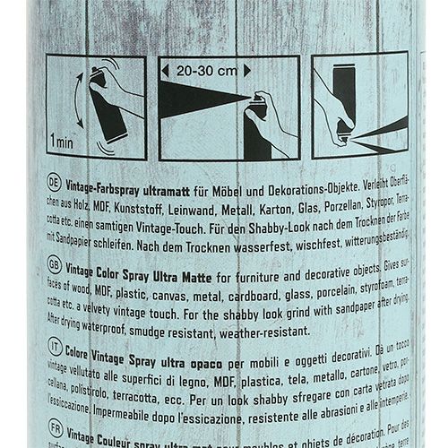 Floristik24 Kleurspray vintage lichtblauw 400ml