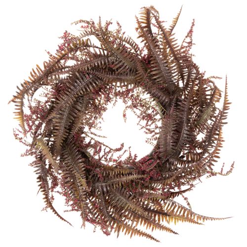Kunstmatige krans met varentakken, herfstdecoratie, 35 cm kopen | Floristik24.nl