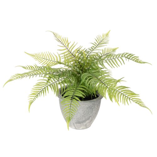 Kunstmatige varen in een plantenpot voor woonkamer en kantoor, 35 cm