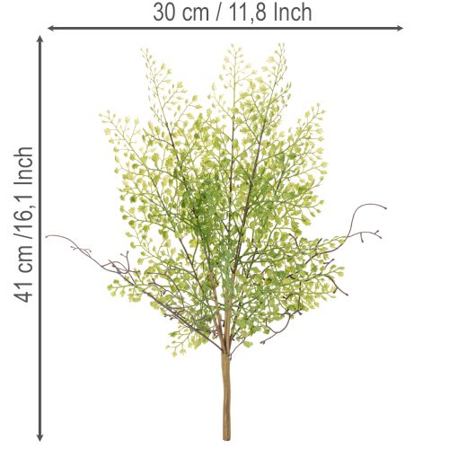 Kunstmatige groene Ruscus-tak voor bloemversiering, 41 cm | Floristik24.nl