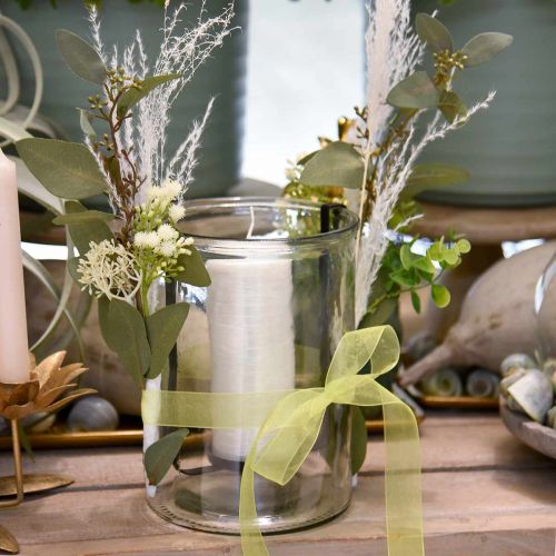 Floristik24 Verengras decoratie gebleekt droog gras Miscanthus 75cm 10 st