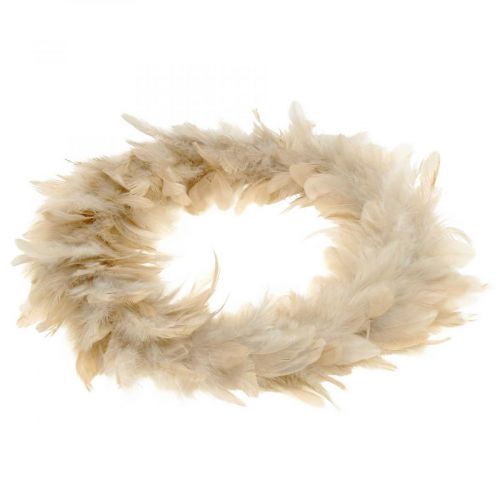 Floristik24 Deco verenkrans roze Ø25cm Krans van veren