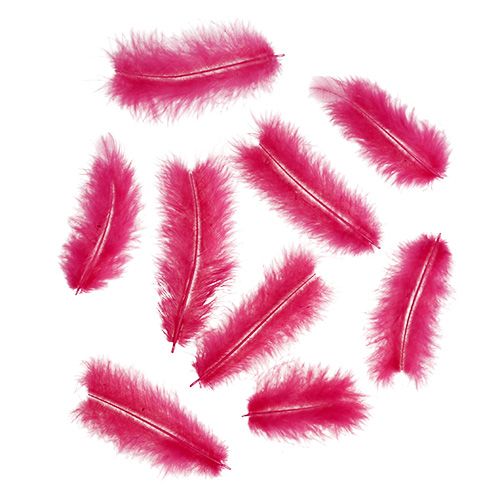 Artikel Veren kort 30 g fuchsia