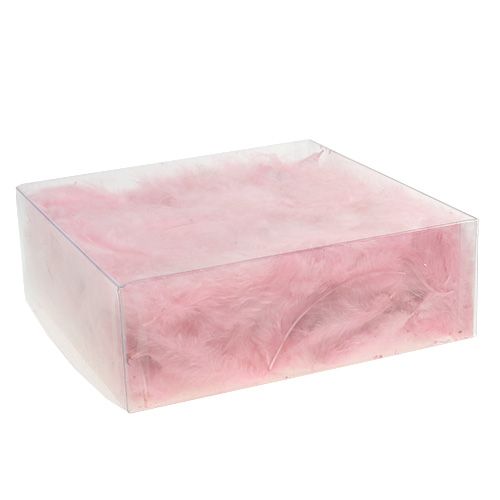 Floristik24 Korte veren 30 g roze