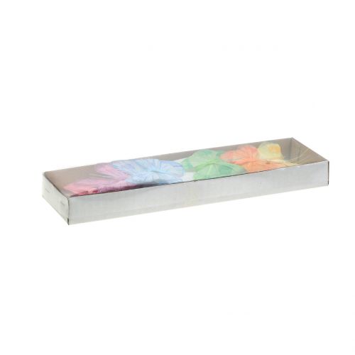Floristik24 Veer vlinder op draad gekleurd 6cm 12st
