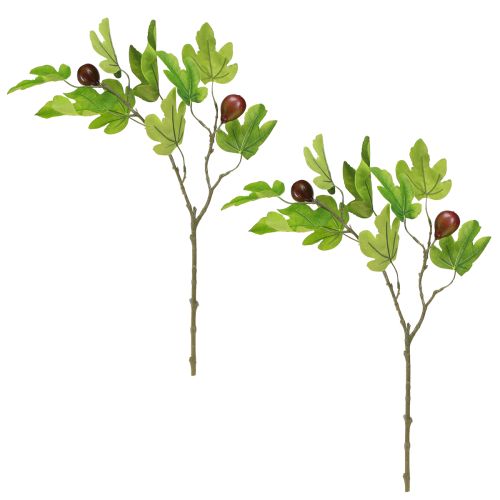 Artikel Vijgentak, decoratieve tak, decoratief fruit, vijgendecoratie, 64 cm, 2 stuks