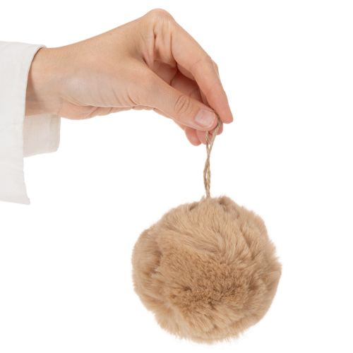Decoratieve pomponbal voor de kerstboom, 10 cm | Floristik24.nl