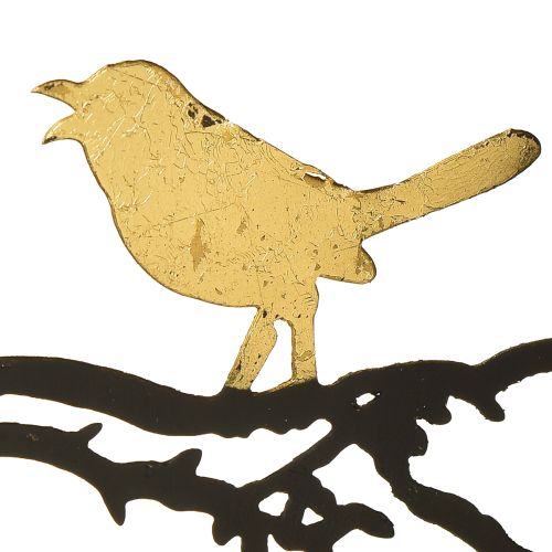 Artikel Raamdecoratie vogel, herfstdecoratie om op te hangen, metaal Ø22,5cm