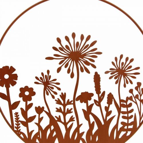 Artikel Raamdecoratie lente hangdecoratie metaal bloemen decoratie Ø30cm 2 st