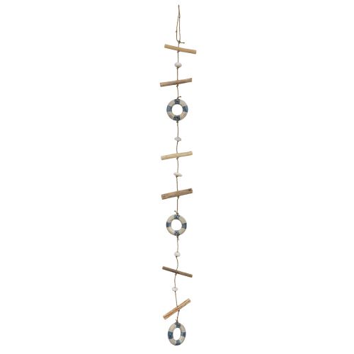 Floristik24 Raamdecoratie maritieme reddingsboeien houten decoratie zomer 90cm