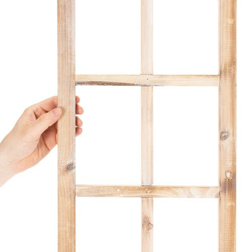 Houten raamkozijn als wanddecoratie, 100 cm | Floristik24.nl