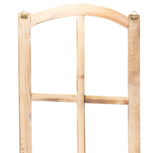 Houten raamkozijn als wanddecoratie, 100 cm | Floristik24.nl
