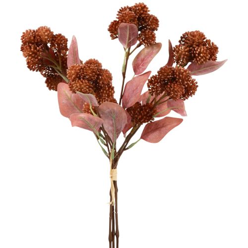 Floristik24 Fat Hen Rode Sedum Muurpeper Kunstbloemen 41cm 3st