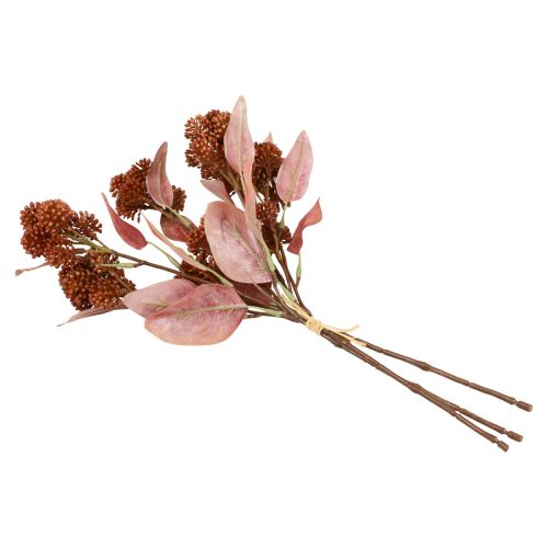 Artikel Fat Hen Rode Sedum Muurpeper Kunstbloemen 41cm 3st