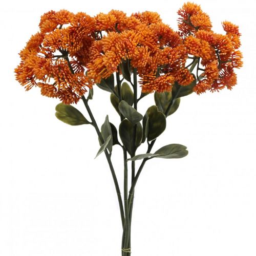 Floristik24 Muurpeper Oranje Sedum Muurpeper kunstbloemen H48cm 4st