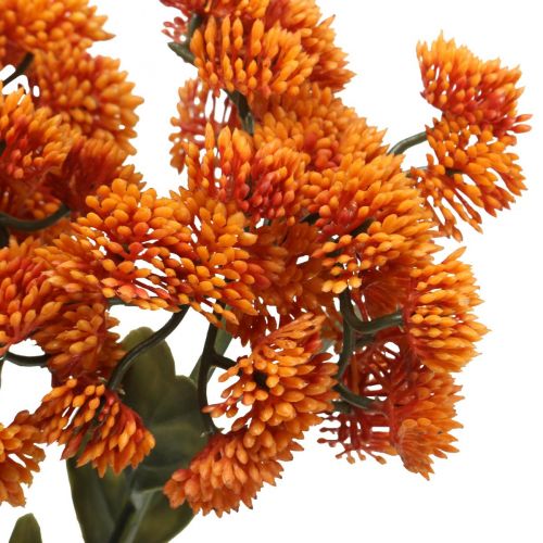 Artikel Muurpeper Oranje Sedum Muurpeper kunstbloemen H48cm 4st