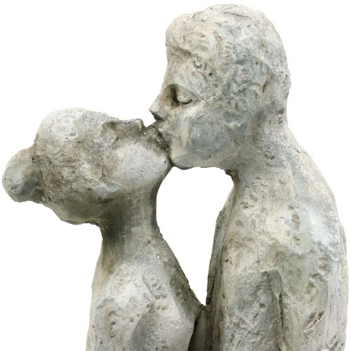 Floristik24 Decoratief figuur kussend paar in steen gegoten 40cm