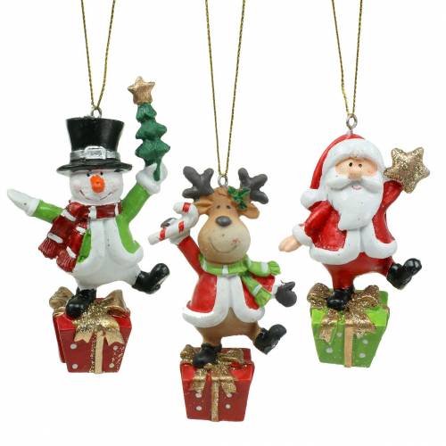 vragenlijst Intrekking Overstijgen Floristik24.nl Kerstfiguren 9cm - 11cm om 3st op te hangen - goedkoop  online kopen