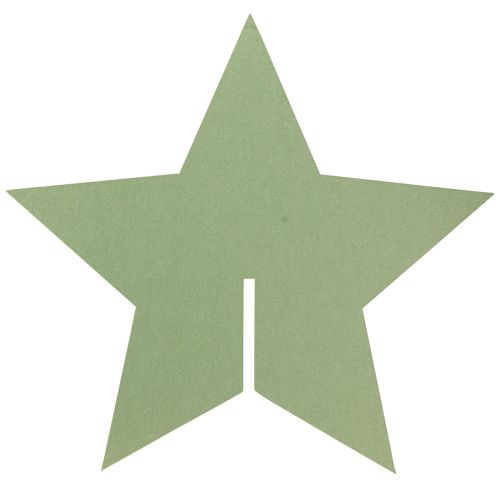 Artikel Vilten decoratieve ster om kerstdecoratie neer te zetten vilt groen H62cm