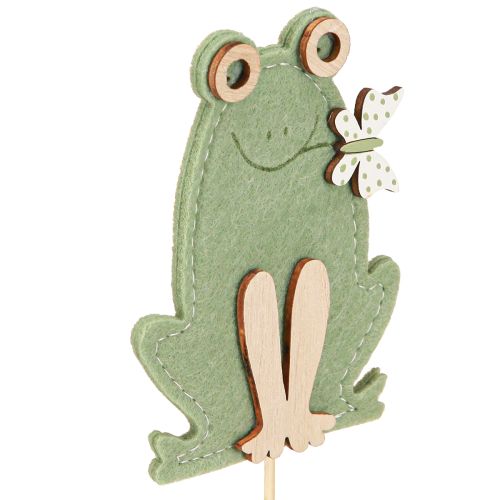 Artikel Viltkikker decoratieve pluggen - veerkrachtige plantenpluggen voor bloemen en arrangementen 10 cm 12 stuks