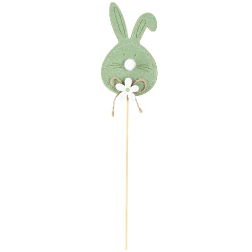 Artikel Vilt Paashaas op Houten Stok – Leuke Decoratieve Pluggen voor Lente & Pasen 12cm 12st