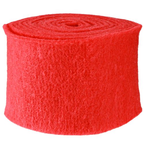 Artikel Vilten lint 15cm x 5m rood