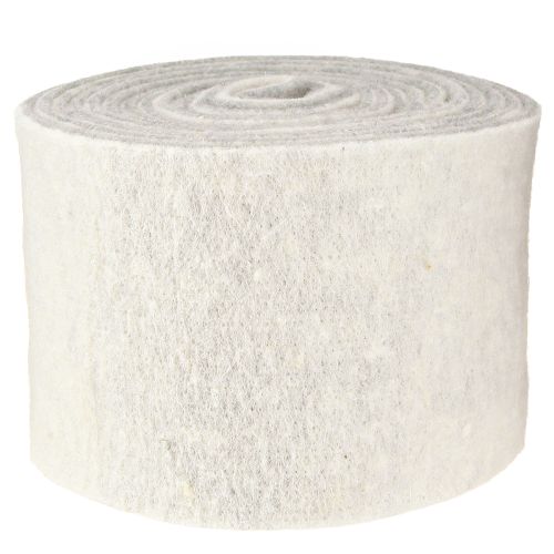 Artikel Viltlint 15cm x 5m two-tone grijs, wit