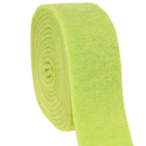 Artikel Vilten lint 7,5cm x 5m groen