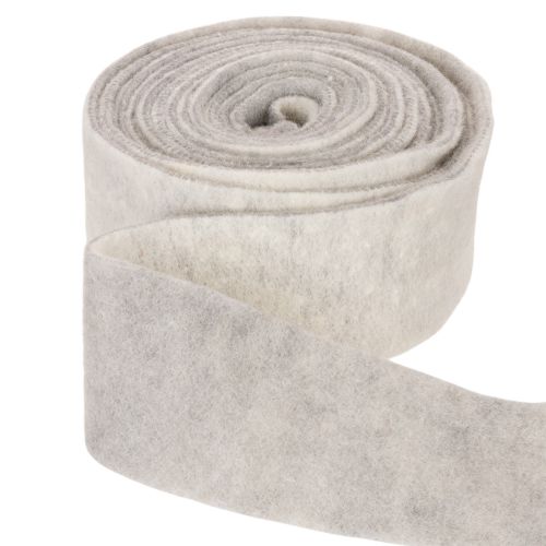 Tweekleurig vilten lint,