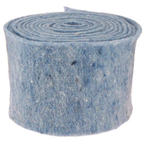 Artikel Vilten lint blauw 15cm 5m