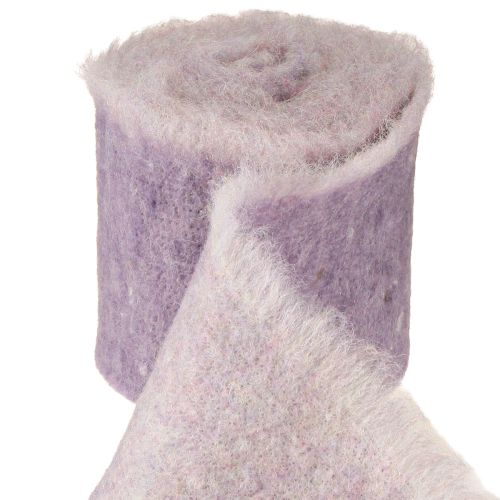 Artikel Viltlint Franzi wolvilt wollint paars 2-kleurig 15cm 4m